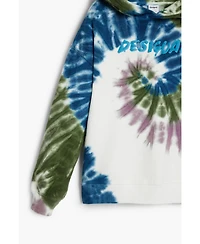 Desigual Boys's Tie-Dye Logo Sweatshirt