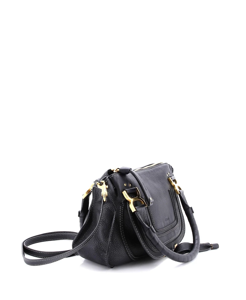 Pre-Owned Chloe Small Marcie Satchel Leather