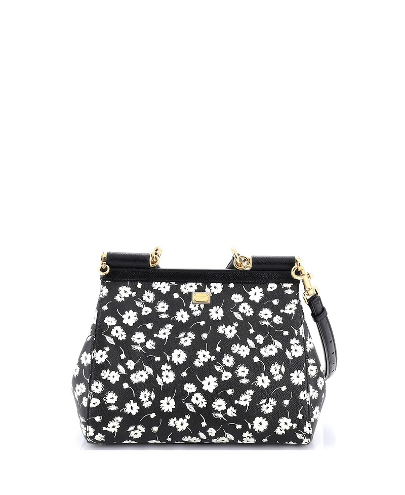 Pre-Owned Dolce & Gabbana Medium Miss Sicily Bag Printed Leather