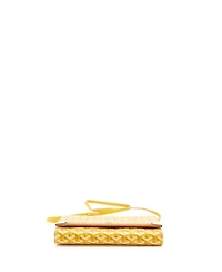 Pre-Owned Goyard Pm Monte Carlo Clutch with Strap Coated Canvas