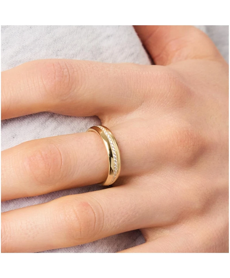 Ana Luisa Gold Band Ring - Thatcher