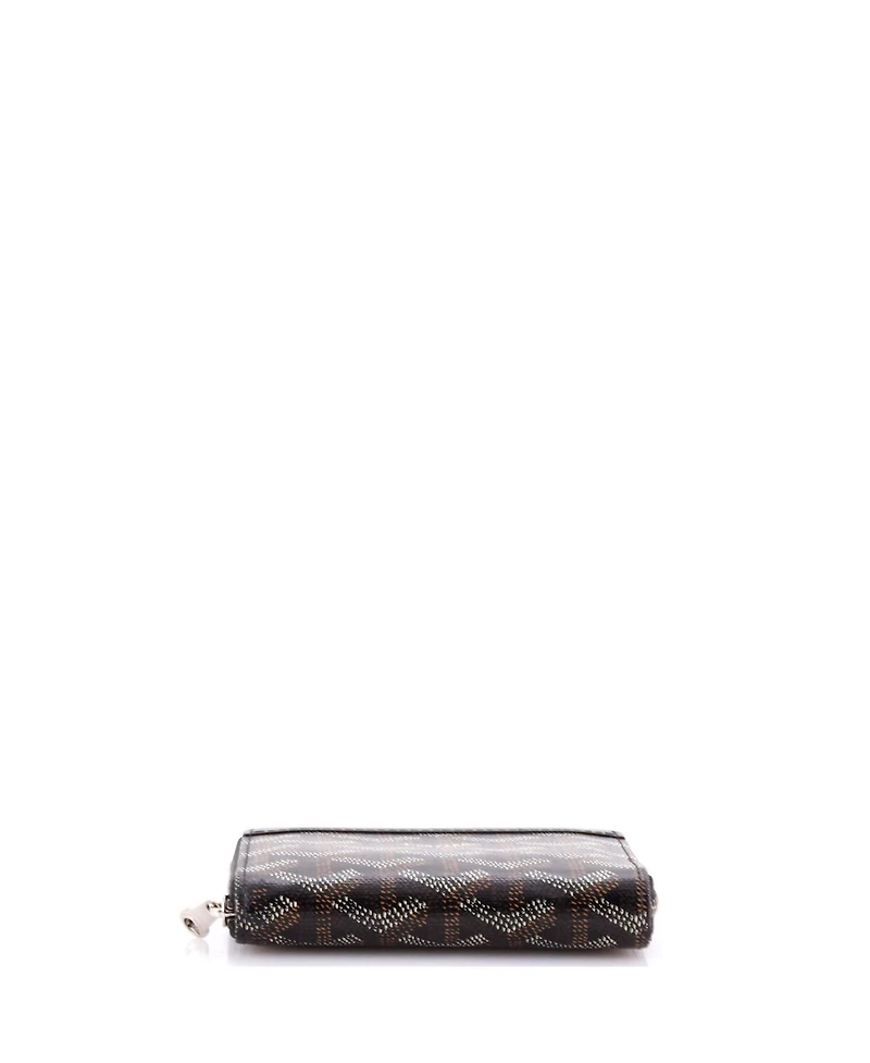 Pre-Owned Goyard Compact Zip Wallet Coated Canvas
