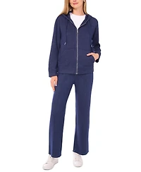 Vince Camuto Women's Knit Zip-Front Hoodie Jacket