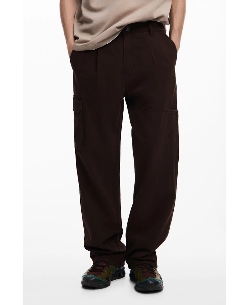 Desigual Men's Long pants with patch