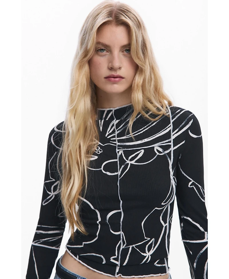 Desigual Women's Vase silhouettes T-shirt