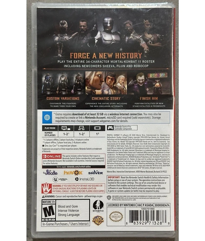 Warner Bros Mortal Kombat 11: Aftermath Kollection