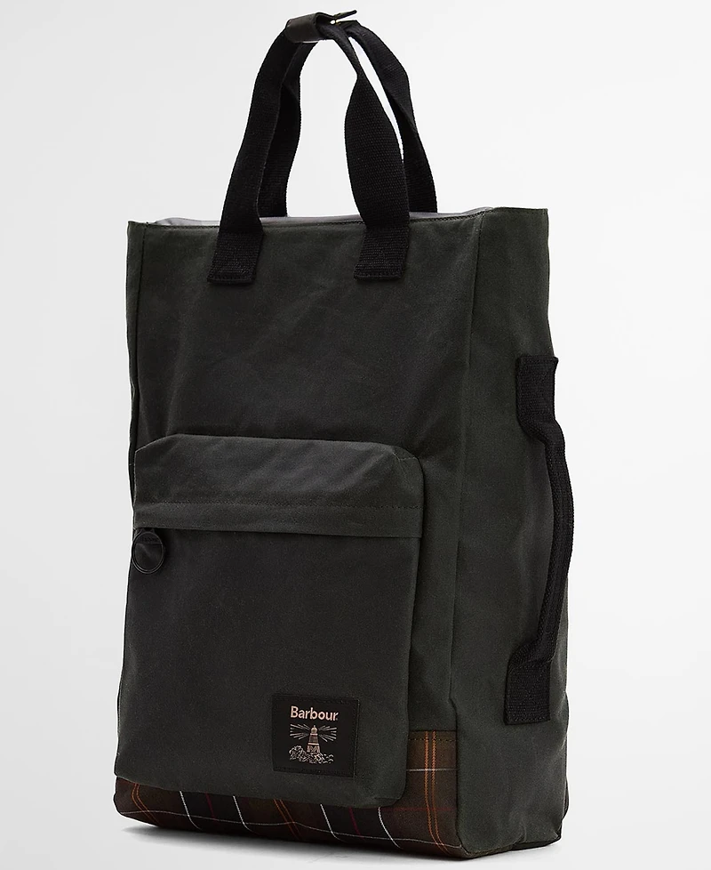 Barbour Men's Field Wax Zipper Large Backpack