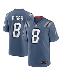 Nike Men's Stefon Diggs Blue New England Patriots Nfl Rivalry Game Jersey
