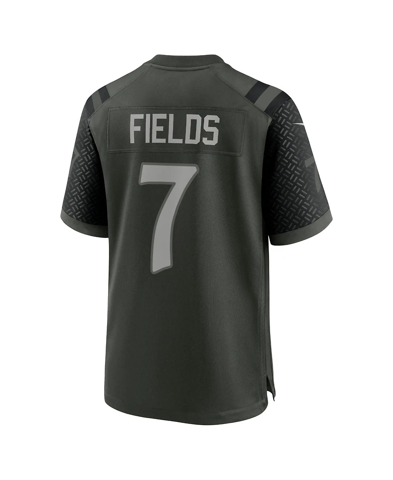 Nike Men's Justin Fields Green New York Jets Nfl Rivalry Game Jersey