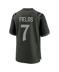 Nike Men's Justin Fields Green New York Jets Nfl Rivalry Game Jersey