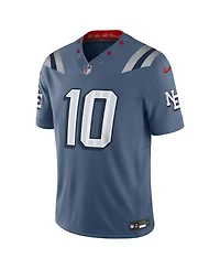 Nike Men's Drake Maye Blue New England Patriots Nfl Rivalry Limited Jersey
