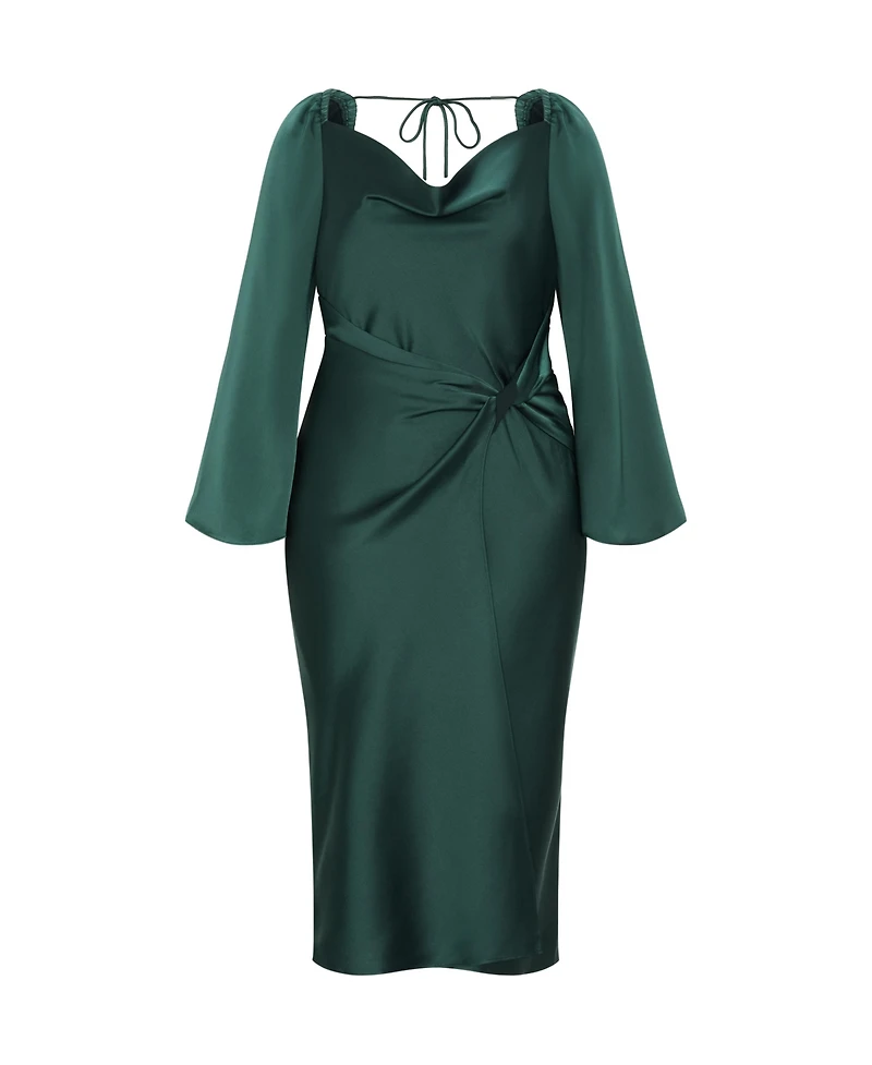 City Chic Women's Plus Adelina Long Sleeve Dress