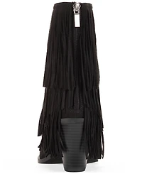 Wild Pair Women's Leonie Fringe Booties, Macy's Exclusive