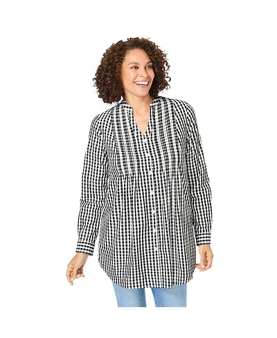 Woman Within Women's Perfect Pintuck Tunic