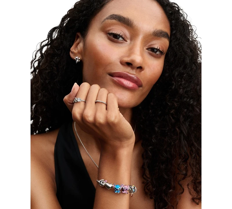 Pandora Disney Stitch Snake Chain Bracelet