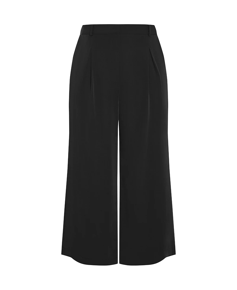 City Chic Plus Jordan Wide Leg Petite Pant
