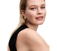 Pandora Twisted Triangle Large Hoop Earrings