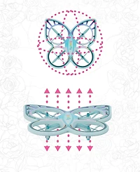 Sharper Image Lumofly Glowing Butterfly Stunt Drone