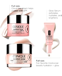 Clinique 4-Pc. Glow From Am To Pm Moisture Surge Skincare Set