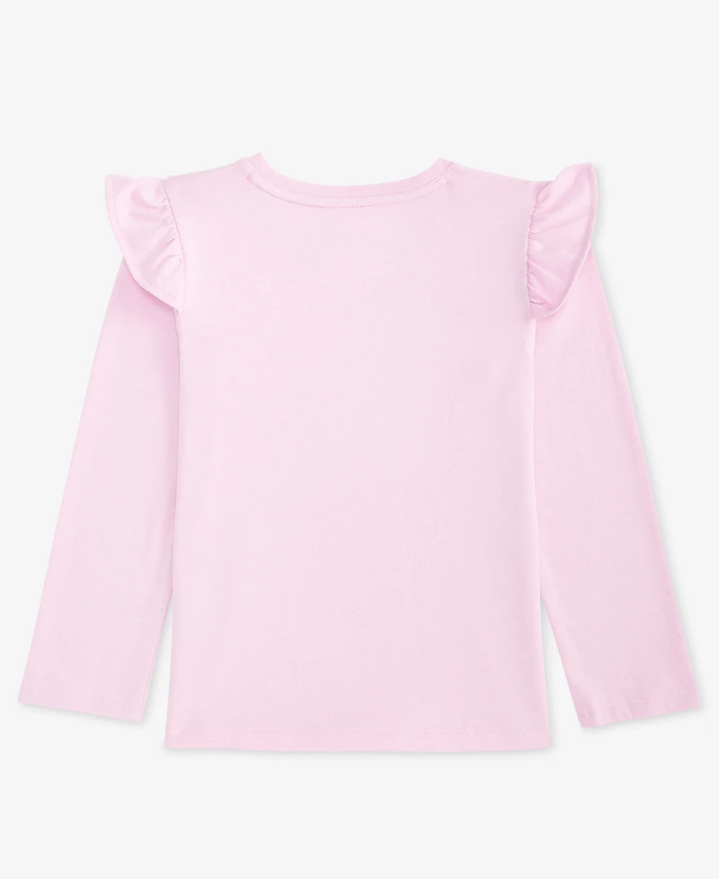 Epic Threads Girls Toddler 2T-4T Holly Jolly Long Sleeve T-Shirt