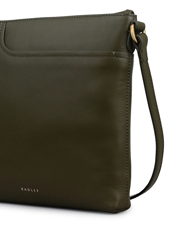 Radley London Pockets Small Leather Zip Top Crossbody Bag