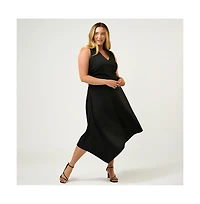 Estelle Women's Carmen Ruched Scuba Dress