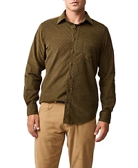 Rodd & Gunn Men's Harrington Long Sleeve Slim Fit Shirt