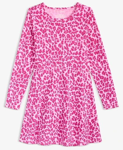 Epic Threads Girls 5-20 Long-Sleeve Leopard Print Dress, Macy's Exclusive