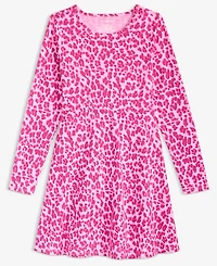 Epic Threads Girls 5-20 Long-Sleeve Leopard Print Dress, Macy's Exclusive