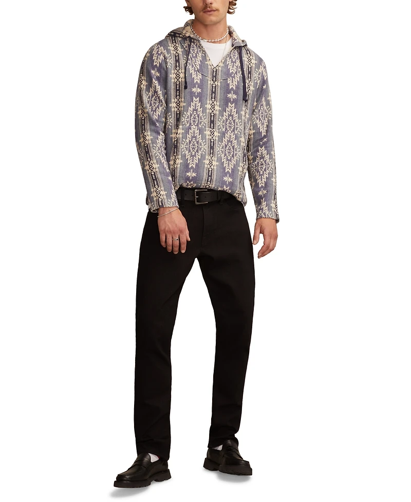 Lucky Brand Men's Long Sleeves Woven Jacquard Baja