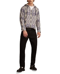 Lucky Brand Men's Long Sleeves Woven Jacquard Baja
