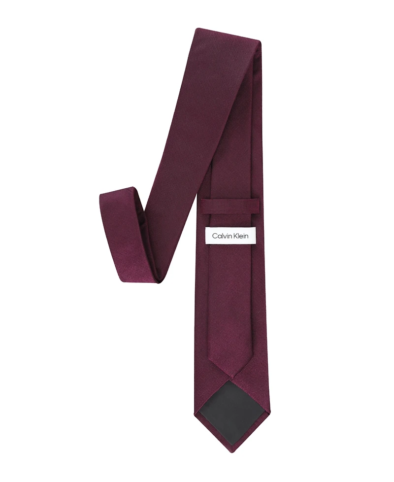 Calvin Klein Men's Silky Solid Tie