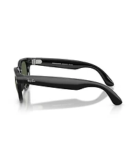 Ray-Ban Unisex Ai Meta Gen2 Low Bridge Fit Headliner Sunglasses, RW4013F