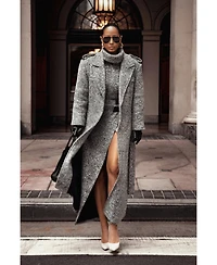 Jluxlabel Women's Savannah Belted Tweed Coat