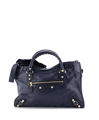 Pre-Owned Balenciaga Medium City Giant Studs Bag Leather
