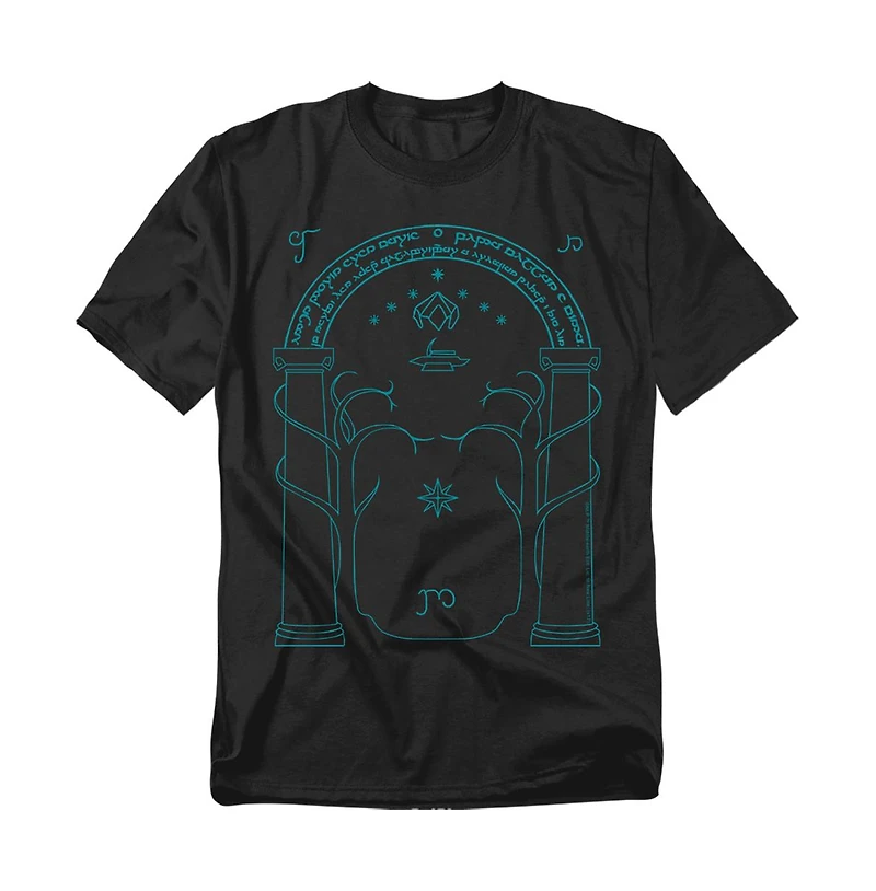 Logovision Men's The Lord of Rings Doors Durin T Shirt