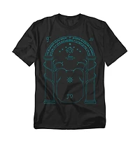 Logovision Men's The Lord of Rings Doors Durin T Shirt