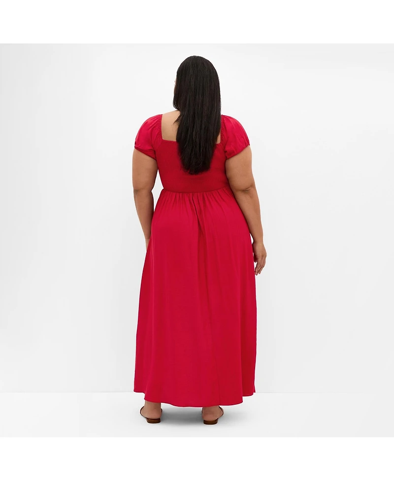 City Chic Women's Abbigail Split Maxi Dress