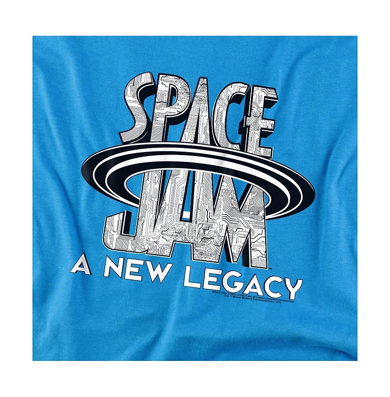 Logovision Men's Space Jam A New Legacy Logo Circuits T Shirt