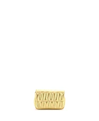 Pre-Owned Versace Mini Virtus Chain Flap Shoulder Bag Quilted Leather