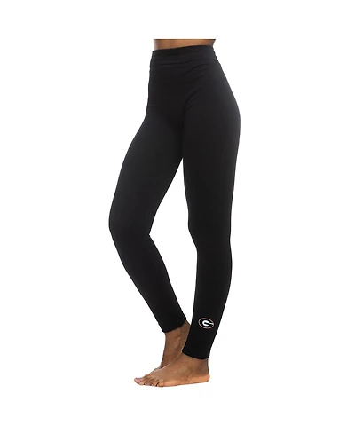 Women's ZooZatz Black Georgia Bulldogs Fleece Leggings