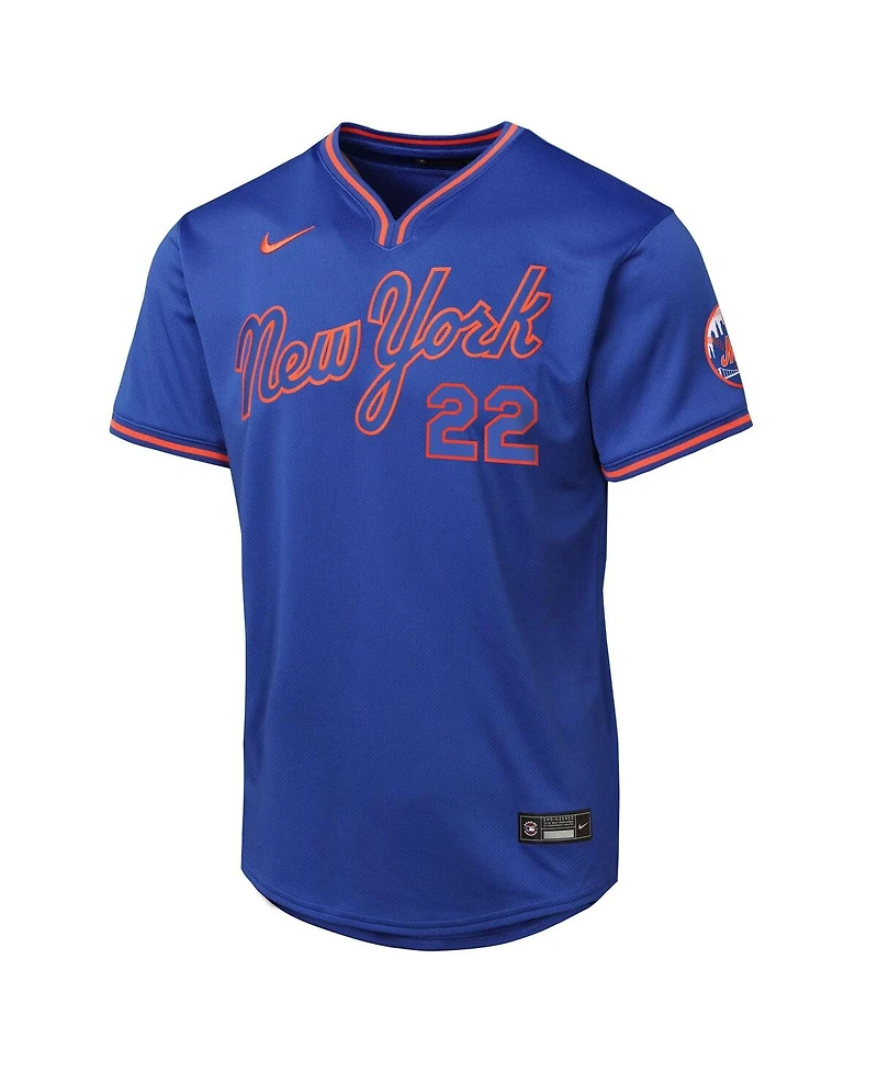 Nike Big Boys and Girls Juan Soto Royal New York Mets Alternate 2 Limited Jersey