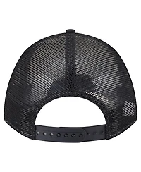 New Era Men's and Women's White/Black New York Liberty 9FORTY A-Frame Graphic Trucker Hat