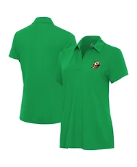 Antigua Women's Green Oregon Ducks Era Polo Shirt