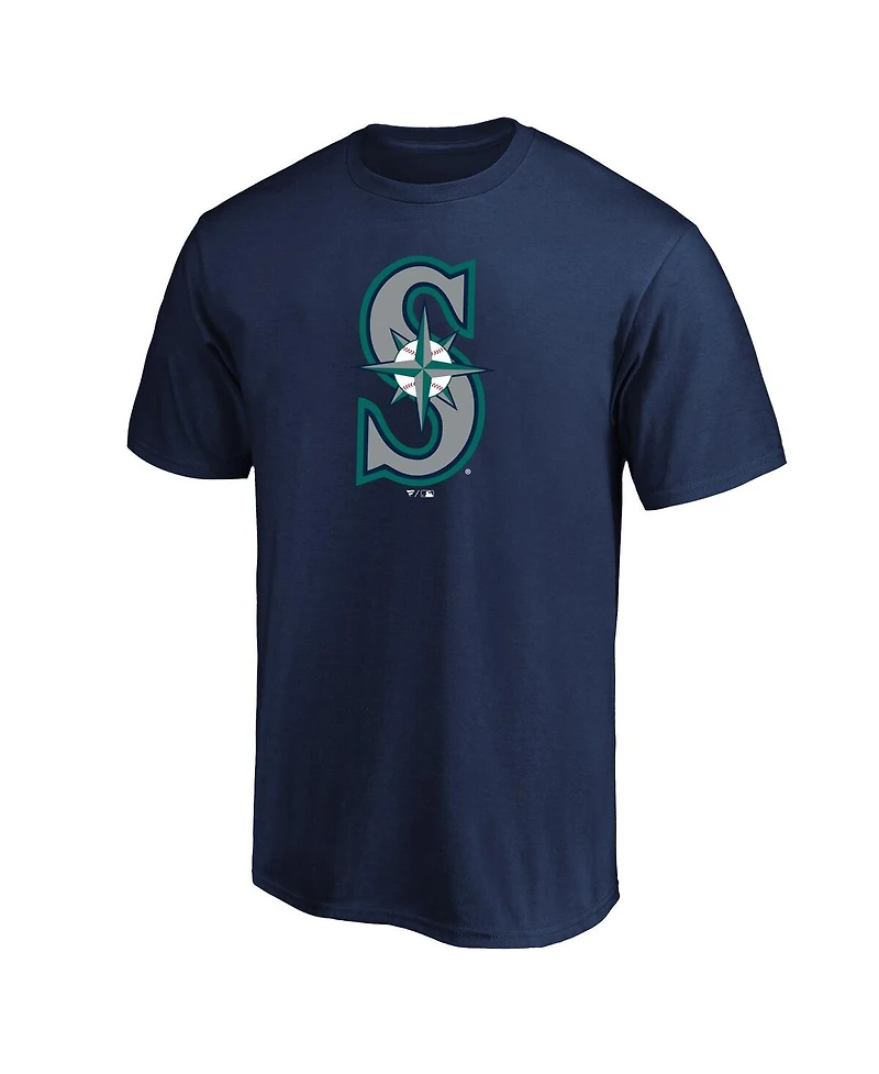 Fanatics Men's Cal Raleigh Navy Seattle Mariners Big Tall Name Number T-Shirt