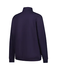 Fanatics Women's Navy/Gold Notre Dame Fighting Irish Plus Quarter-Zip Pullover