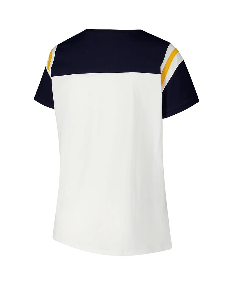 Fanatics Women's White West Virginia Mountaineers Plus Winning Gear T-Shirt