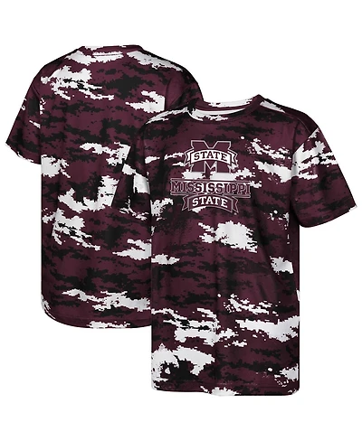 Outerstuff Big Boys and Girls Maroon Mississippi State Bulldogs Scrimmage T-Shirt