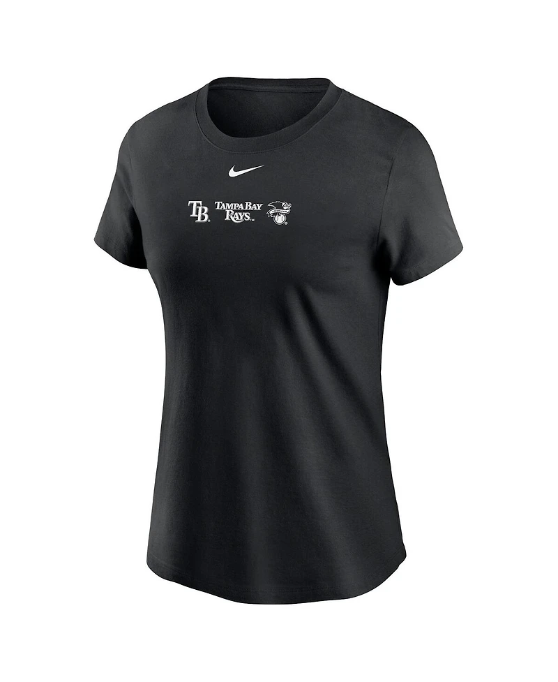 Nike Women's Black Tampa Bay Rays Over Shoulder T-Shirt