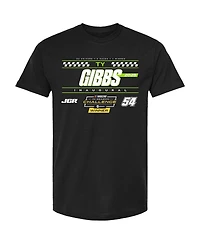 Checkered Flag Sports Men's Black Ty Gibbs 2025 Nascar Cup Series In-Season Challenge Winner T-Shirt